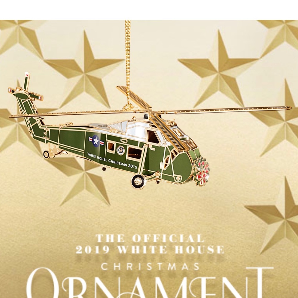 2019 White House Historical HELICOPTER Ornament